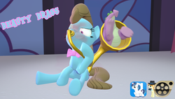 Size: 1920x1080 | Tagged: safe, artist:beardeddoomguy, beauty brass, spike, dragon, earth pony, pony, g4, .zip file at source, 3d, female, gmod, male, mare, musical instrument, source filmmaker, source filmmaker resource, sousaphone