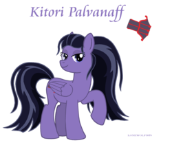 Size: 2300x2088 | Tagged: safe, artist:lonewolf3878, area 88, high res, kitori palvanaff, looking at you, ponified, ponytail, simple background, transparent background
