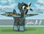 Size: 1500x1158 | Tagged: safe, artist:steamraid, original species, plane pony, pony, british, gun, plane, raft, roundel, solo, spitfire mk. vi, supermarine spitfire, weapon, world war ii