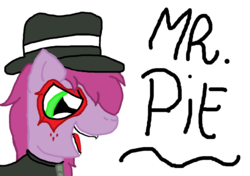 Size: 1484x1044 | Tagged: safe, artist:karibupl700, pinkie pie, g4, bubble berry, dr jekyll and mr hyde, miss pie, mr hyde, rule 63, solo