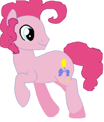 Size: 341x403 | Tagged: safe, artist:marshalia13, artist:selenaede, pinkie pie, g4, bubble berry, rule 63, solo