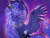 Size: 1024x768 | Tagged: safe, artist:du-sk, princess luna, g4, blue, female, glowing, purple, shiny, solo, stars