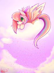 Size: 2189x2947 | Tagged: safe, artist:kousagi-hime, oc, oc only, oc:sweet skies, cloud, high res, solo