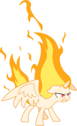 Size: 6722x11052 | Tagged: safe, artist:livehotsun, twilight sparkle, alicorn, pony, rapidash, g4, absurd resolution, angry, female, mane of fire, mare, rapidash twilight, simple background, solo, transparent background, twilight sparkle (alicorn), vector