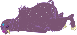 Size: 7287x3371 | Tagged: dead source, safe, artist:ninga-bob, bear, ursa, ursa major, g4, .svg available, defeated, eyes closed, prone, resource, simple background, solo, transparent background, vector