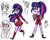 Size: 1024x819 | Tagged: dead source, safe, artist:artypaints, twilight sparkle, equestria girls, g4, clothes, female, ponytail, solo