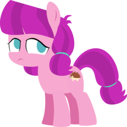 Size: 829x827 | Tagged: safe, artist:thepiday, lily longsocks, earth pony, pony, g4, female, filly, foal, minimalist, simple background, solo, transparent background