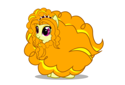 Size: 1087x734 | Tagged: dead source, safe, artist:breezyblueyt, adagio dazzle, earth pony, pony, equestria girls, g4, adagio fluffle, adoragio, cute, equestria girls ponified, female, fluffy, mare, ponified, simple background, solo, transparent background, vector