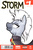 Size: 414x634 | Tagged: safe, artist:retrostarling, pony, zebra, marvel, marvel comics, ororo monroe, ponified, solo, storm (marvel), x-men