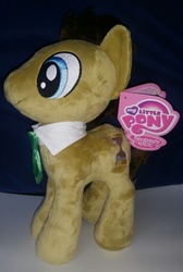 Size: 1835x2724 | Tagged: safe, doctor whooves, time turner, earth pony, pony, g4, 4de, irl, male, necktie, photo, plushie, solo, stallion