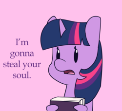 Size: 1280x1167 | Tagged: safe, artist:estrill, twilight sparkle, g4, askbookobsessedtwilight, book, dialogue, female, open mouth, solo, that pony sure does love books