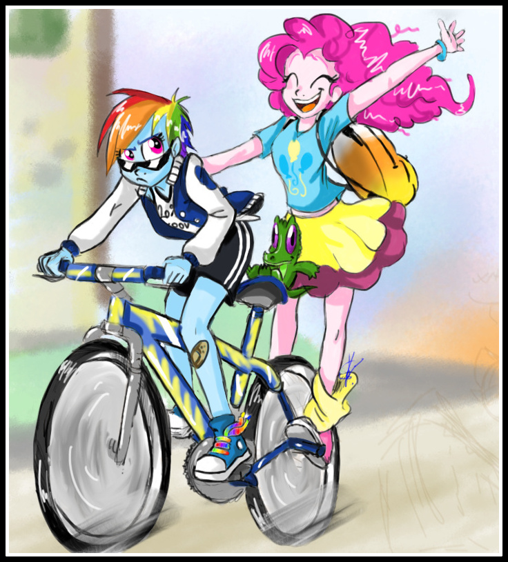 Rainbow dash hot sale bike