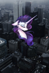 Size: 1280x1920 | Tagged: safe, artist:petrinox, edit, rarity, g4, city, female, phone wallpaper, solo, wallpaper