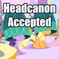 Size: 735x735 | Tagged: safe, screencap, applejack, fluttershy, twilight sparkle, earth pony, pony, unicorn, g4, season 1, animated, carousel boutique, clockwork, female, gif, hair dryer, hair styling, happy, headcanon accepted, image macro, impact font, loop, looped, mare, meme, nodding, offscreen character, pun, reaction image, sitting, unicorn twilight, vibrating, visual pun