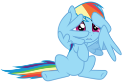 Size: 7200x4800 | Tagged: safe, artist:reginault, rainbow dash, pegasus, pony, g4, testing testing 1-2-3, .svg available, absurd resolution, cute, dashabetes, female, simple background, solo, transparent background, vector, wing hands