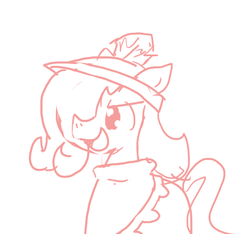 Size: 640x600 | Tagged: safe, artist:ficficponyfic, oc, oc only, oc:emerald jewel, colt quest, brave, child, colt, confident, cyoa, drunk artist, femboy, foal, hat, male, solo, story included, talking, trap