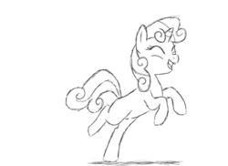 Size: 1024x745 | Tagged: safe, artist:lordnyan, sweetie belle, g4, female, sketch, solo