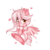Size: 1000x1000 | Tagged: safe, artist:ipun, oc, oc only, pegasus, pony, blushing, clothes, female, heart, heart eyes, looking at you, mare, simple background, socks, solo, tongue out, transparent background, wingding eyes