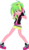 Size: 1742x3000 | Tagged: dead source, safe, artist:xebck, lemon zest, equestria girls, g4, my little pony equestria girls: friendship games, alternate hairstyle, alternate universe, clothes, female, headphones, shorts, simple background, solo, transparent background, vector