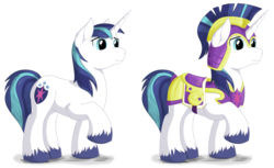 Size: 5400x3300 | Tagged: safe, artist:stinkehund, shining armor, pony, unicorn, g4, armor, captain of royal guards armor, helmet, male, raised hoof, solo, stallion, unshorn fetlocks