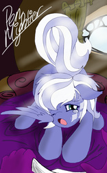 Size: 500x800 | Tagged: safe, oc, oc only, oc:moonlight sonata, cute, morning ponies, offscreen character, sleepy, solo focus, stretching, yawn