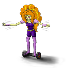 Size: 1536x1536 | Tagged: artist needed, safe, adagio dazzle, equestria girls, g4, female, missing shoes, solo, swegway