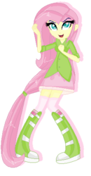 Size: 242x464 | Tagged: safe, artist:eqgsnowfrill, artist:selenaede, fluttershy, sonata dusk, equestria girls, g4, alternate hairstyle, base used, female, solo