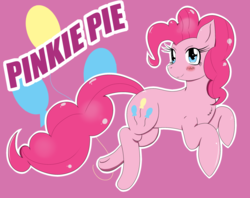 Size: 1280x1012 | Tagged: safe, artist:poketuneart, pinkie pie, g4, blushing, female, solo