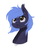 Size: 500x644 | Tagged: safe, artist:hierozaki, oc, oc only, bat pony, pony, lowres, portrait, solo