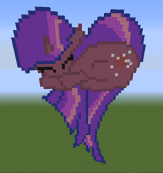 Size: 649x691 | Tagged: safe, twilight sparkle, pony, g4, cute, minecraft, minecraft pixel art, pixel art