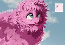 Size: 4778x3332 | Tagged: safe, artist:hierozaki, oc, oc only, oc:fluffle puff, drool, reference sheet, solo