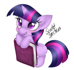 Size: 2104x1977 | Tagged: safe, artist:scarlet-spectrum, twilight sparkle, g4, adorkable, book, bookhorse, cute, dork, female, filly, filly twilight sparkle, simple background, solo, transparent background, twiabetes