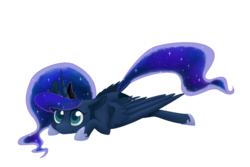 Size: 1280x853 | Tagged: safe, artist:breadcipher, princess luna, g4, cute, female, lunabetes, puppy dog eyes, simple background, solo, transparent background