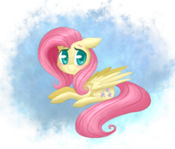 Size: 700x600 | Tagged: safe, artist:breadcipher, fluttershy, g4, blushing, female, looking at you, lying down, simple background, solo, transparent background