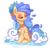 Size: 300x300 | Tagged: safe, artist:xwhitedreamsx, oc, oc only, oc:amuru rain, original species, pond pony, pixel art, simple background, solo, transparent background