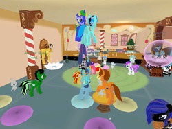 Size: 1280x960 | Tagged: safe, screencap, oc, oc only, legends of equestria, 3d, hack, tower of pony