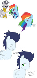 Size: 2500x5200 | Tagged: safe, artist:sofialurax, rainbow dash, soarin', pony, g4, spoiler:comic, female, male, ship:soarindash, shipping, straight