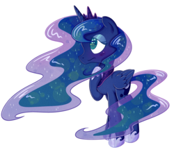 Size: 3600x3150 | Tagged: safe, artist:patchnpaw, princess luna, g4, female, high res, simple background, solo