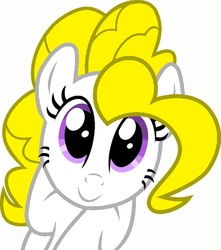 Size: 540x611 | Tagged: safe, artist:diamonddashie, edit, surprise, g1, g4, adoraprise, cute, female, g1 to g4, generation leap, looking at you, recolor, simple background, smiling, solo