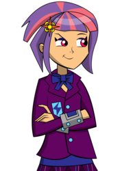 Size: 754x1059 | Tagged: safe, artist:ninjawoodpeckers91, sunny flare, equestria girls, g4, my little pony equestria girls: friendship games, crossed arms, female, humanized, simple background, solo, transparent background, vector