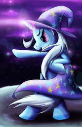 Size: 3300x5100 | Tagged: safe, artist:fox-moonglow, trixie, pony, g4, bipedal, female, solo