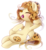 Size: 1024x1117 | Tagged: safe, artist:jojuki-chan, oc, oc only, oc:chocolate chip, food pony, original species, food, solo