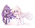 Size: 1000x800 | Tagged: safe, artist:riouku, oc, oc only, oc:angel dissonance, oc:stygian melody, pony, female, mare