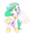 Size: 1222x1296 | Tagged: safe, artist:monon0, princess celestia, g4, female, pixiv, solo