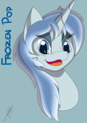 Size: 1194x1686 | Tagged: safe, artist:lunarnobis, oc, oc only, oc:frozen pop, solo