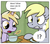 Size: 673x587 | Tagged: safe, artist:moemneop, derpy hooves, dinky hooves, pegasus, pony, unicorn, g4, breakfast, duo, exploitable meme, meme, rule 34, text, thought bubble