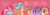 Size: 1280x394 | Tagged: safe, artist:phyllismi, applejack, fluttershy, pinkie pie, rainbow dash, rarity, spike, starlight glimmer, sunset shimmer, twilight sparkle, alicorn, dragon, earth pony, pegasus, pony, unicorn, g4, 2016, applejack's hat, chinese, cowboy hat, dialogue, equalized mane, eyes closed, female, floppy ears, happy new year, happy new year 2016, hat, hug, male, mane nine, mane seven, mane six, mare, one eye closed, open mouth, party cannon, s5 starlight, sitting, speech bubble, spikelove, twilight sparkle (alicorn), winghug