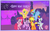 Size: 1690x1040 | Tagged: safe, applejack, fluttershy, pinkie pie, rainbow dash, rarity, twilight sparkle, alicorn, earth pony, pegasus, pony, unicorn, g4, official, bridge, crystaller building, cute, faic, female, fireworks, happy new year, jackabetes, mane six, manehattan, mare, my little pony logo, new year, skyline, smirk, special face, twilight sparkle (alicorn)