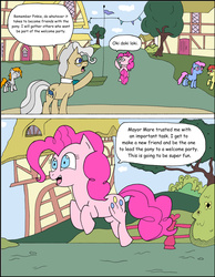 Size: 10200x13164 | Tagged: safe, artist:average-00, mayor mare, pinkie pie, oc, comic:opposites, g4, absurd resolution, comic