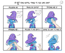 Size: 2128x1727 | Tagged: safe, artist:phuocthiencreation, trixie, pony, unicorn, g4, broken english, chart, chest fluff, comic, crying, doing loving things, female, mare, meme, sad, waifu